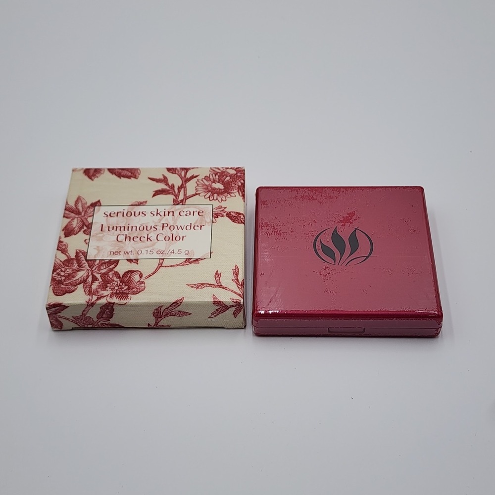 Serious‎ Skincare Luminous Powder Cheek Color Rose Quartz .15 Oz New Sealed Box